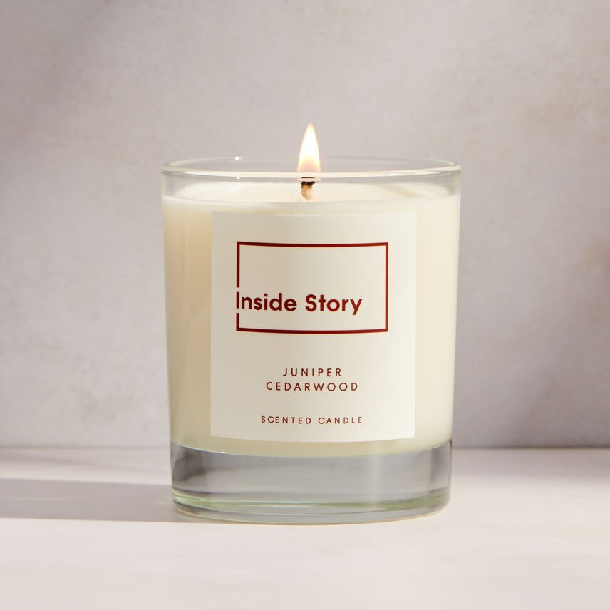 Juniper And Cedarwood Scented Signature Candle