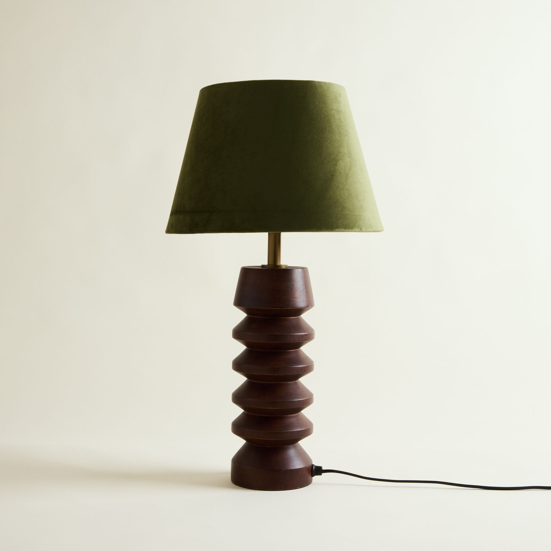 ${product-id}-20cm Tapered Velvet Lampshade-Green-${view-type}