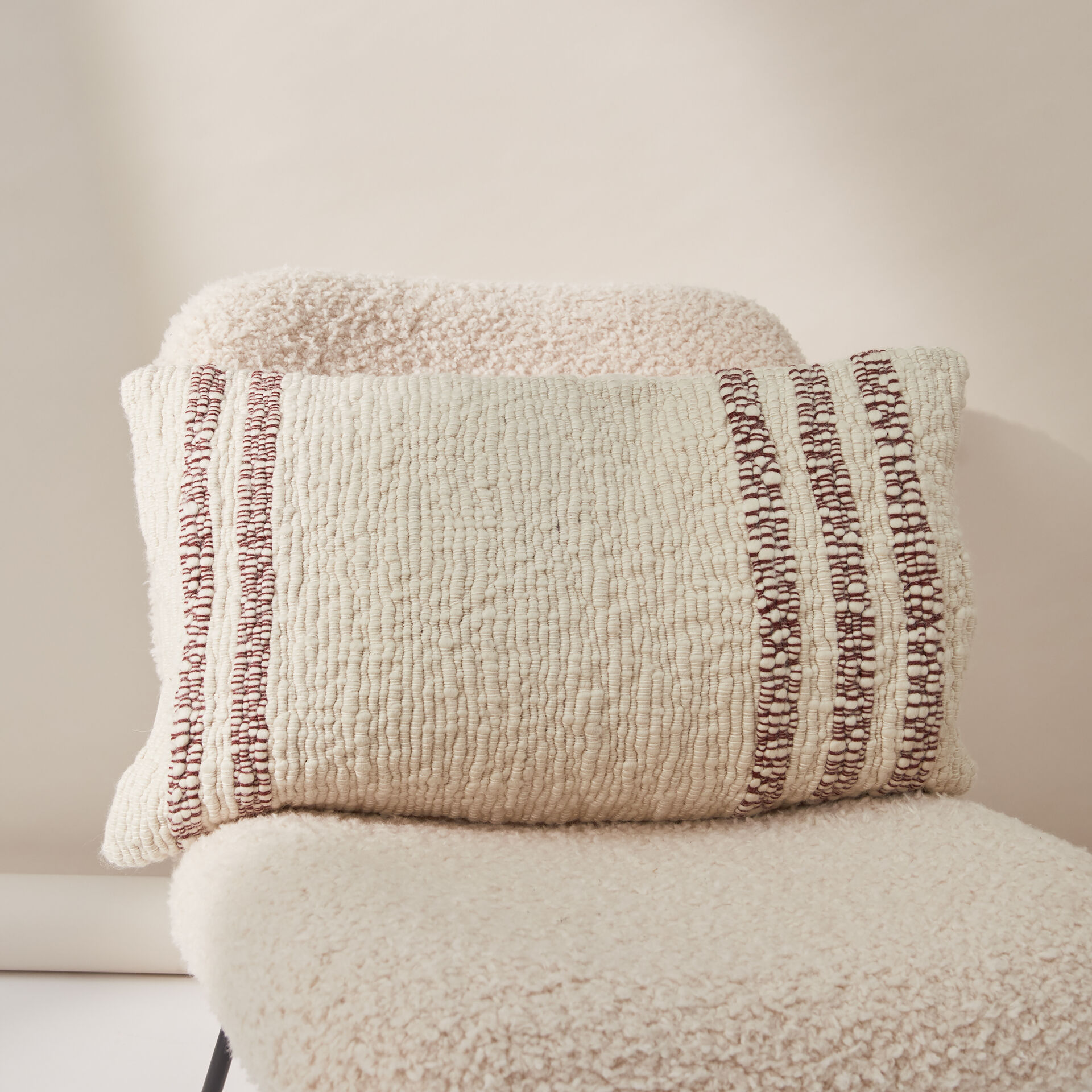 Stripe Border Cushion