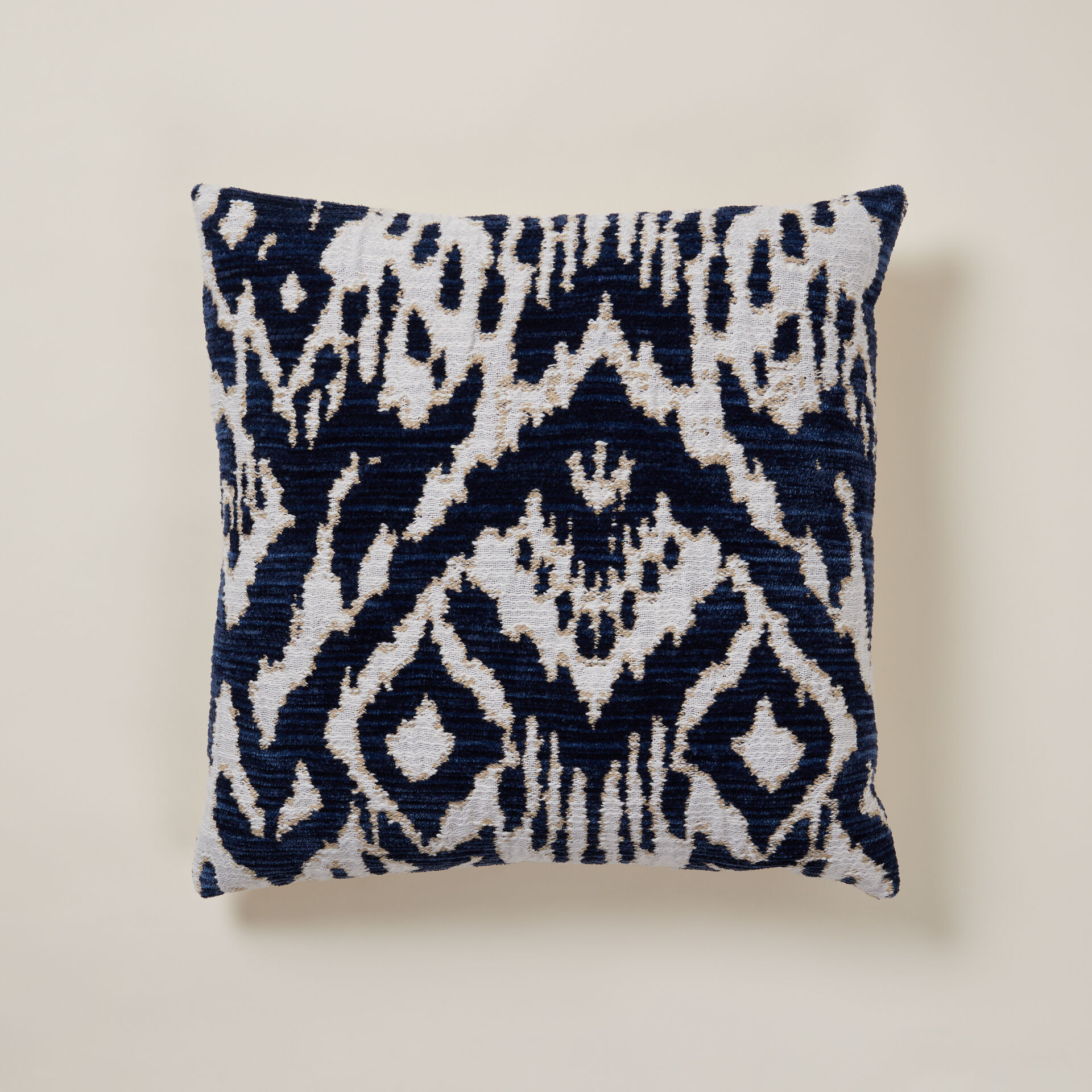 ${product-id}-Indus Abstract Ikat Cushion-Navy/Ivory-${view-type}