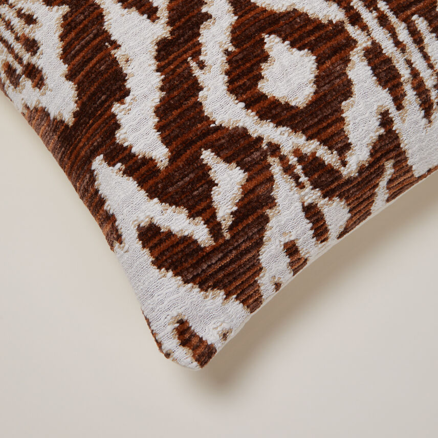 Indus Abstract Ikat Cushion