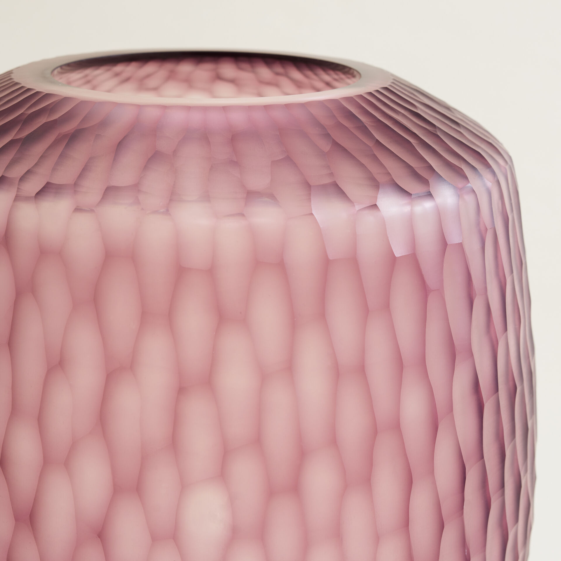 ${product-id}-Large Plum Hand-Cut Glass Vase-Plum-${view-type}