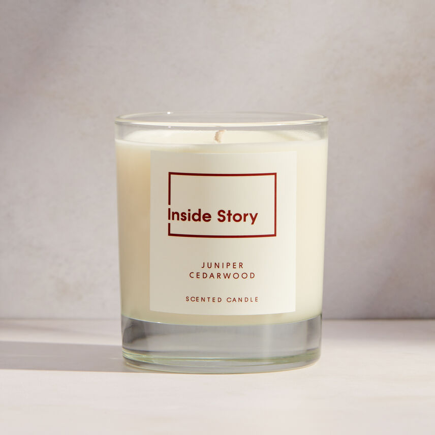 Juniper And Cedarwood Scented Signature Candle