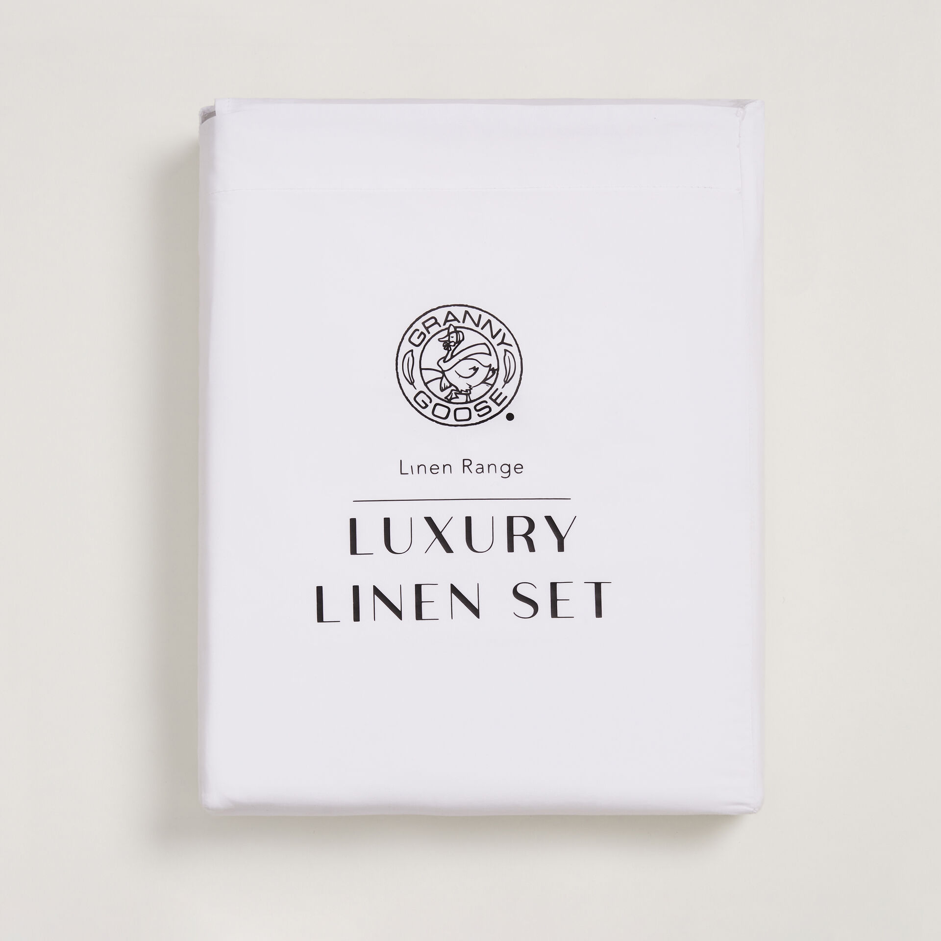 ${product-id}-Granny Goose Cotton Pillowcase Pair In Grey Piped-Grey/White-${view-type}