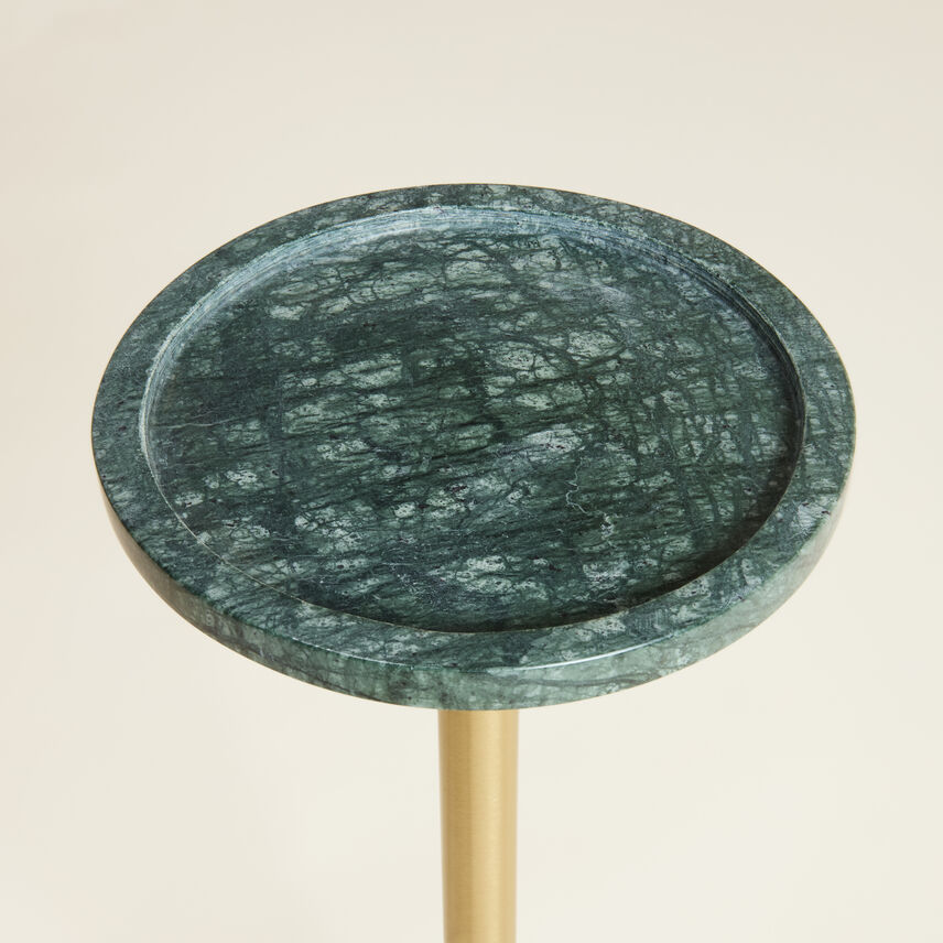 Charu Green Side Table