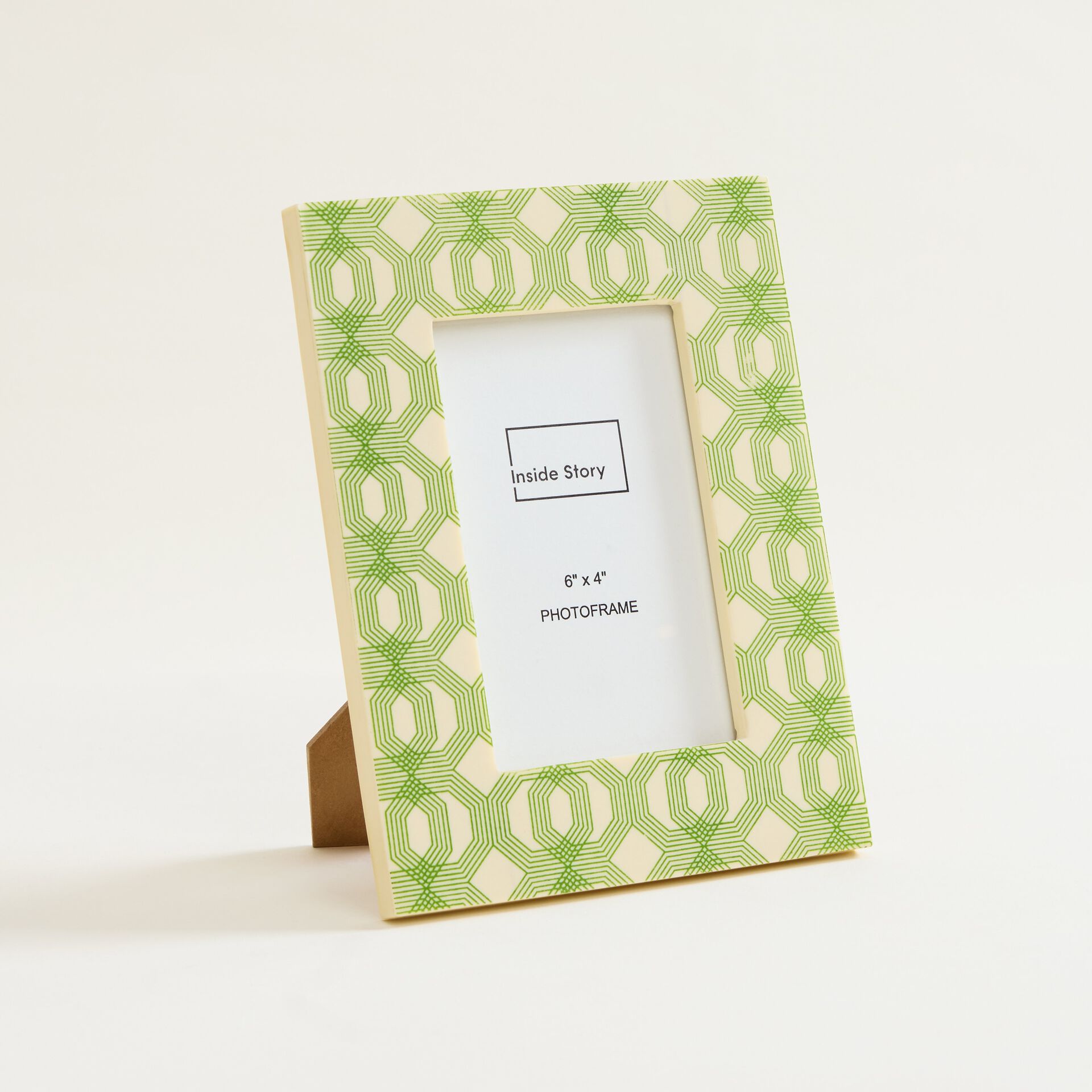 ${product-id}-Green Geometric Print Photo Frame-Green-${view-type}