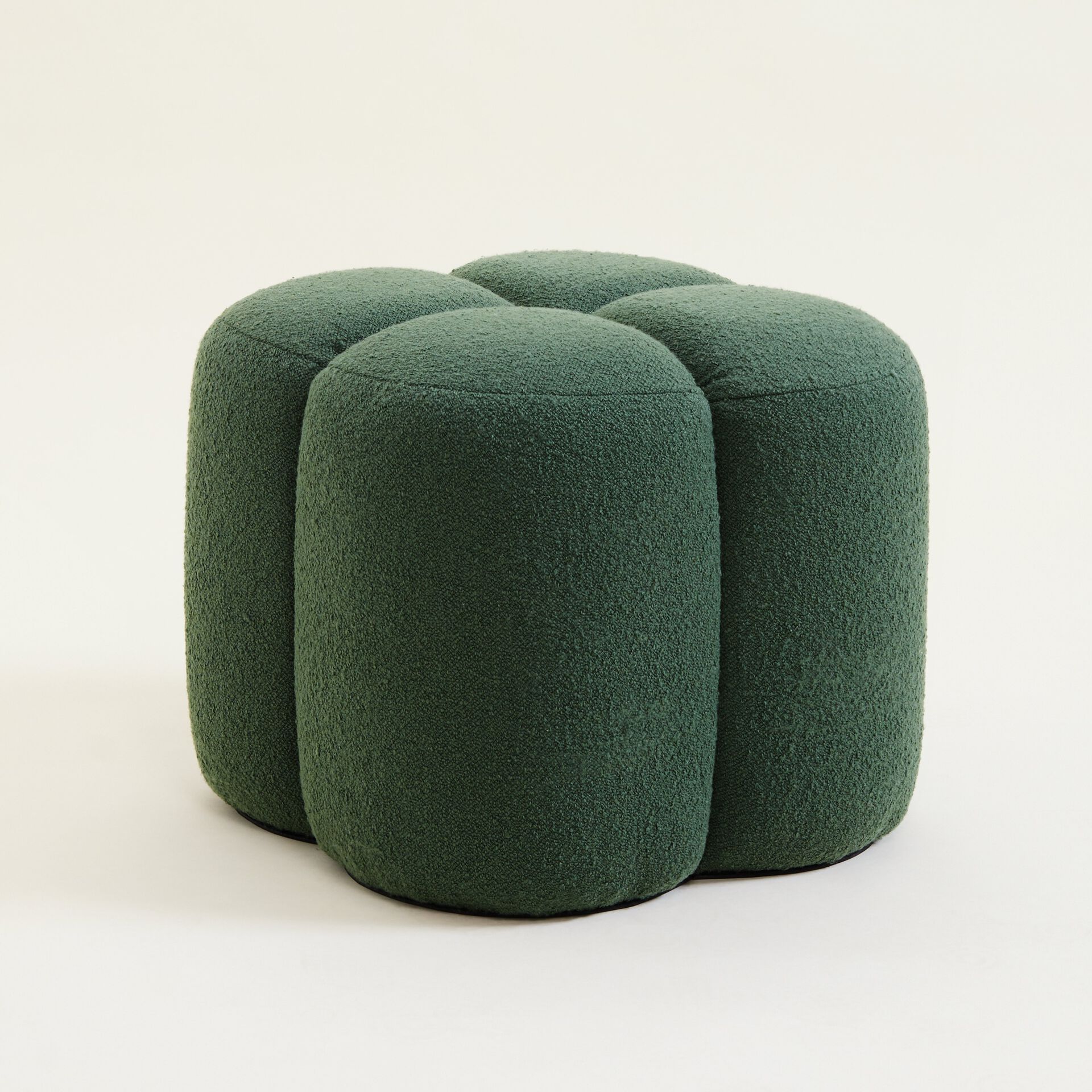 ${product-id}-Clover Bouclé Footstool-Green-${view-type}