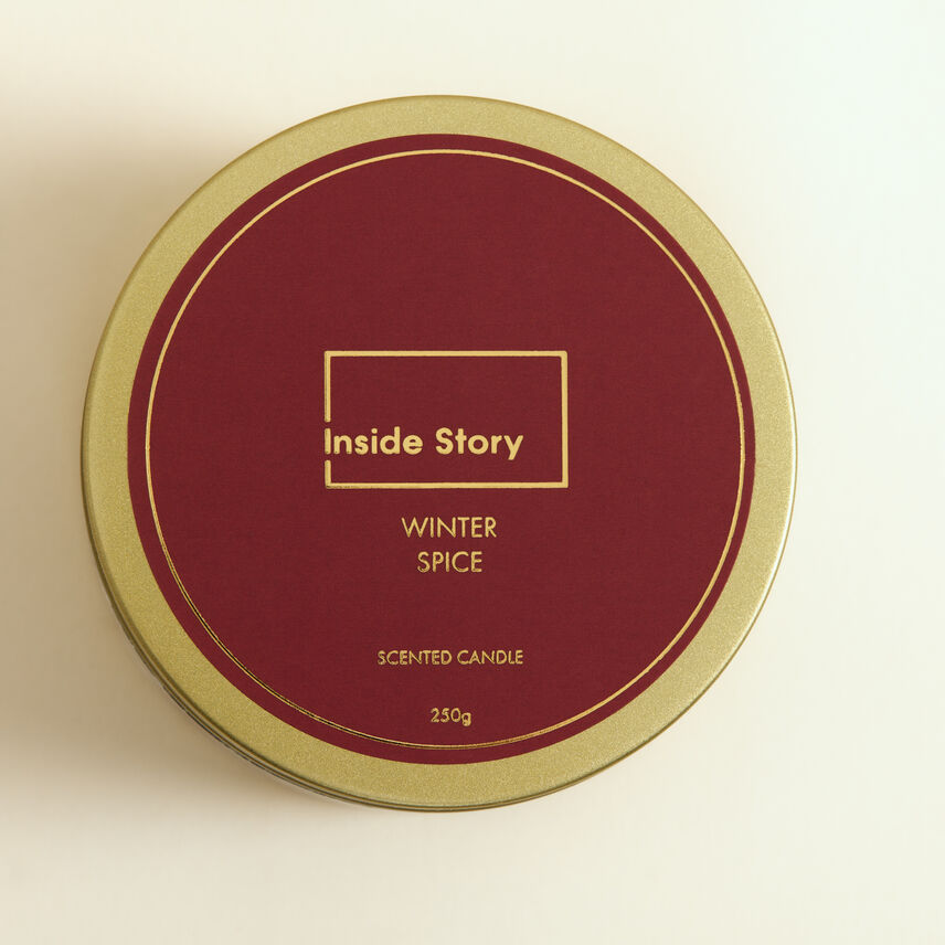 Winter Spice Tin Filled Candle 