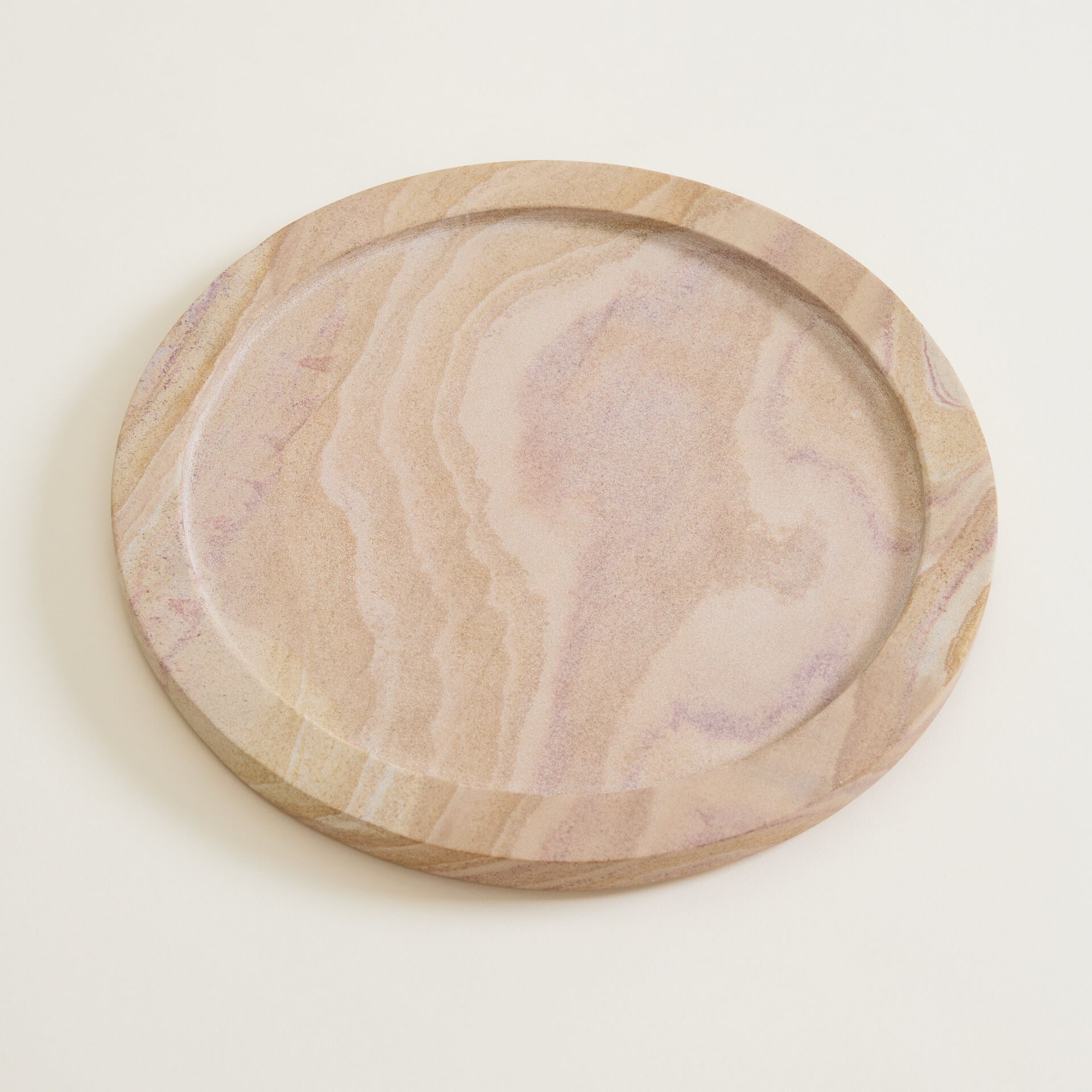 ${product-id}-Beige Round Stone Serving Tray-Neutral-${view-type}