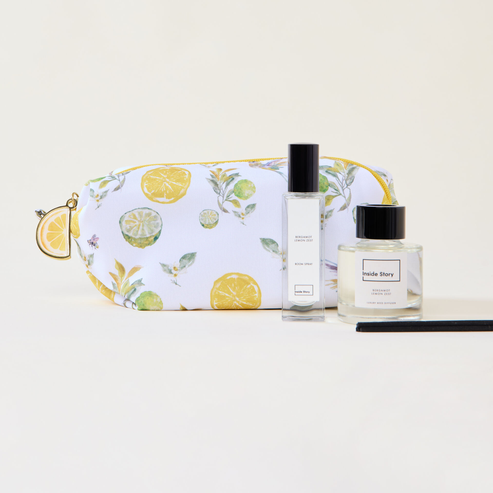 ${product-id}-Bergamot And Lemon Zest Mini Wash Bag Gift Set-Bergamot & Lemon Zest-${view-type}