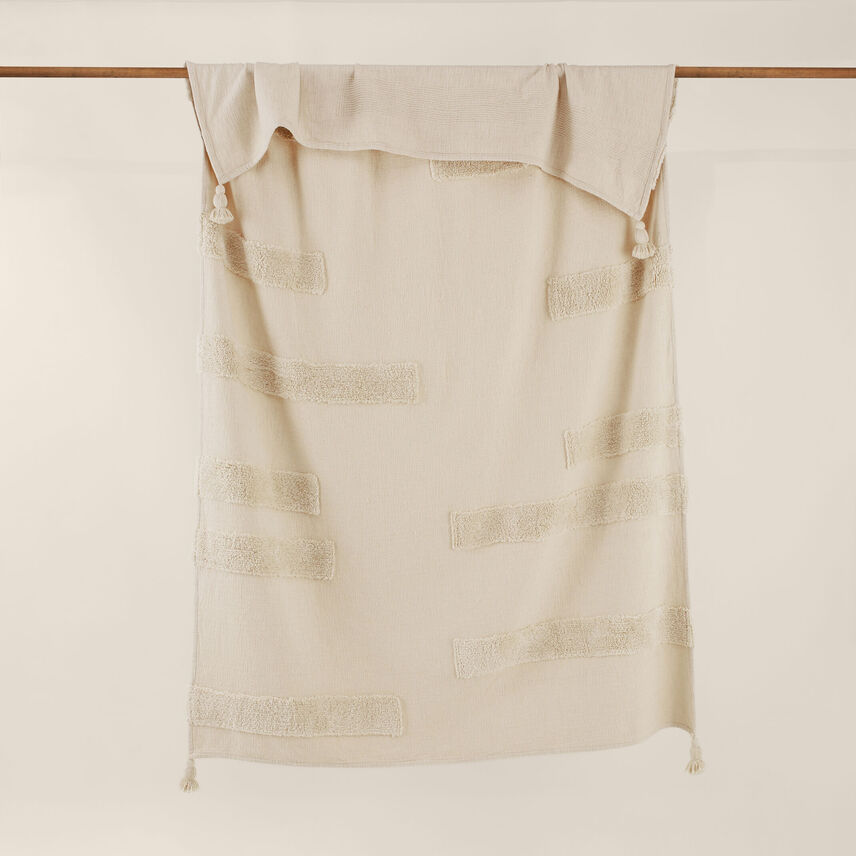 Cotton Tufted Throw