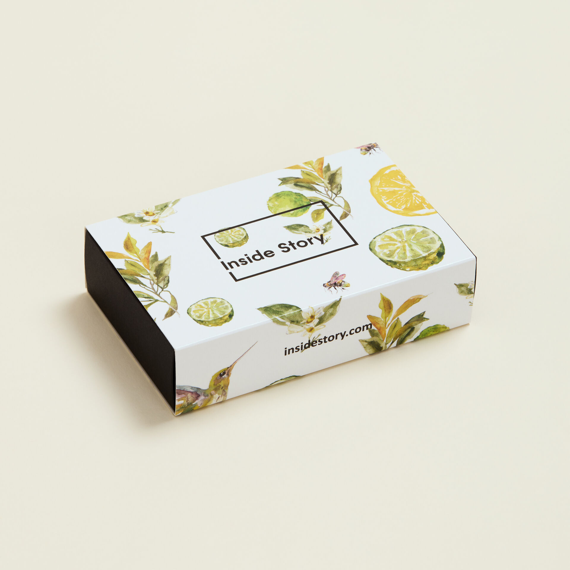 ${product-id}-Bergamot Lemon Illustrated Boxed Matches.-White-${view-type}