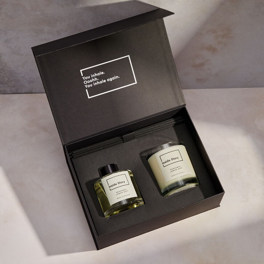 Bergamot Lemon Zest Home Scent Gift Set
