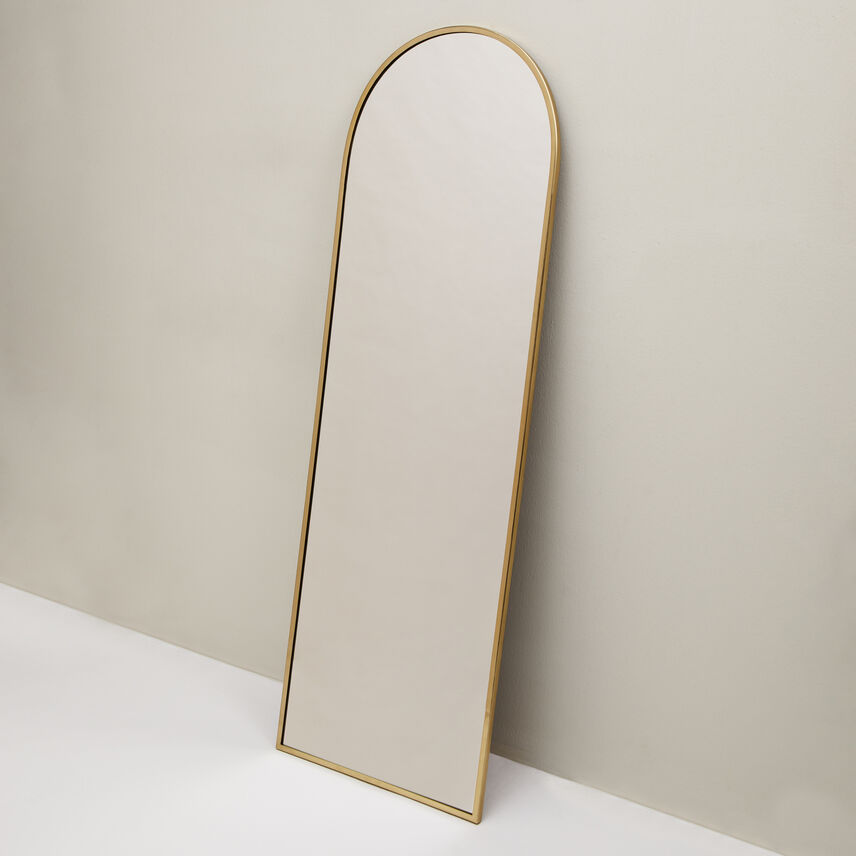 Extra Large Gold Arch Mirror