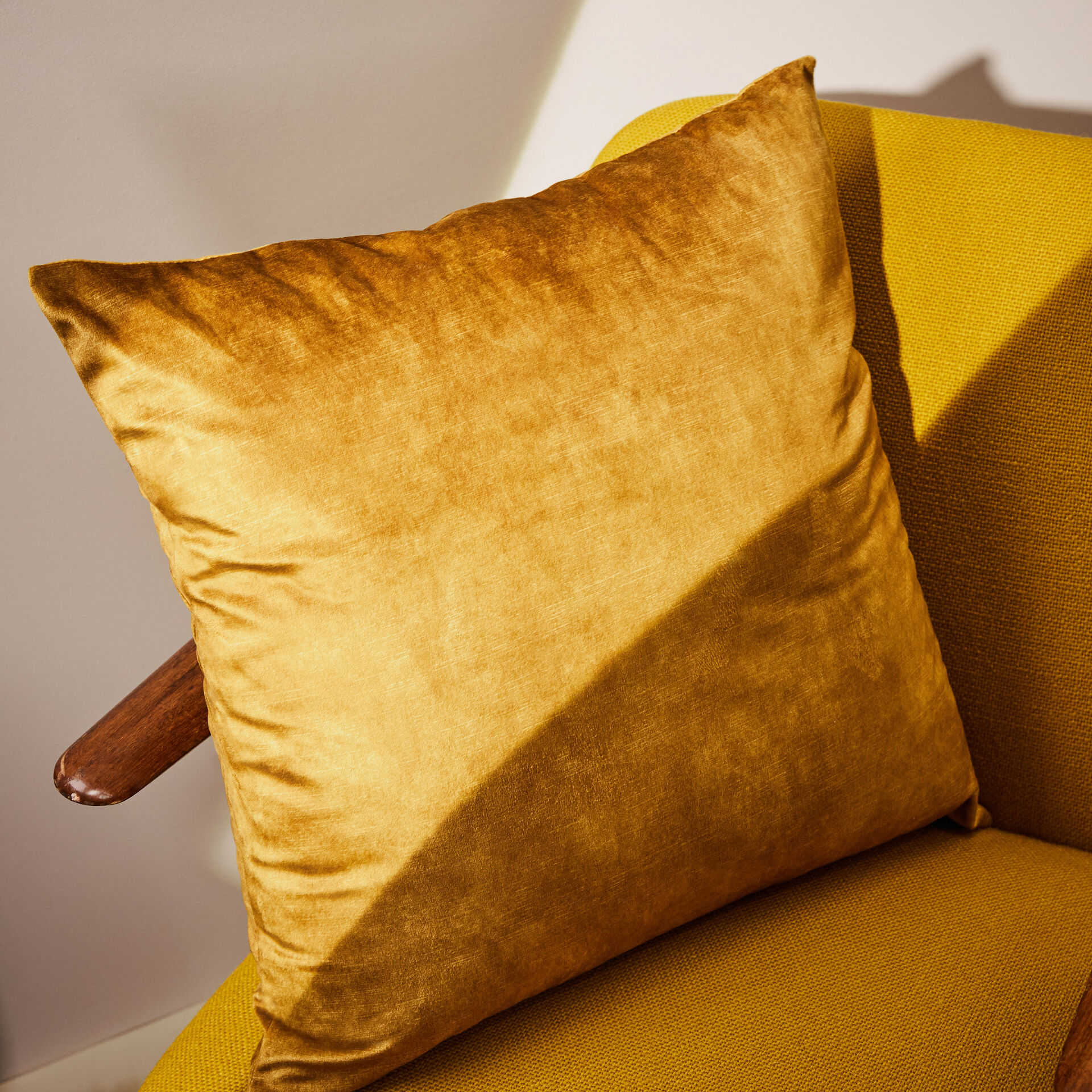 Distressed Velvet Cushion