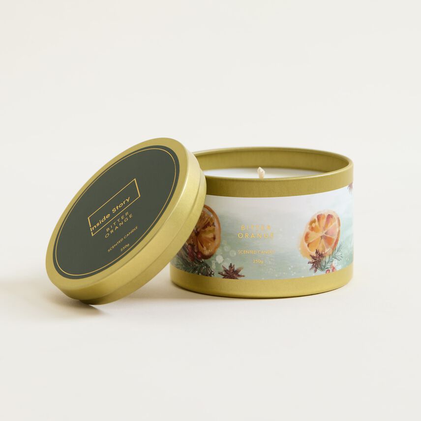 Bitter Orange Tin Candle