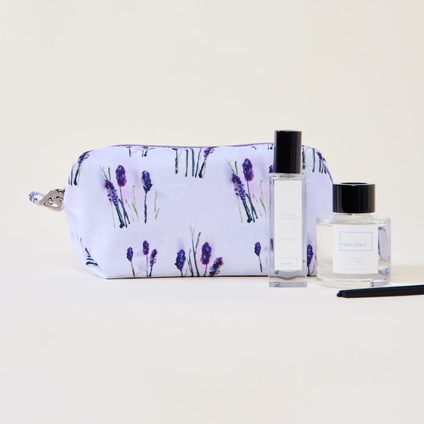 French Lavender Mini Wash Bag Gift Set