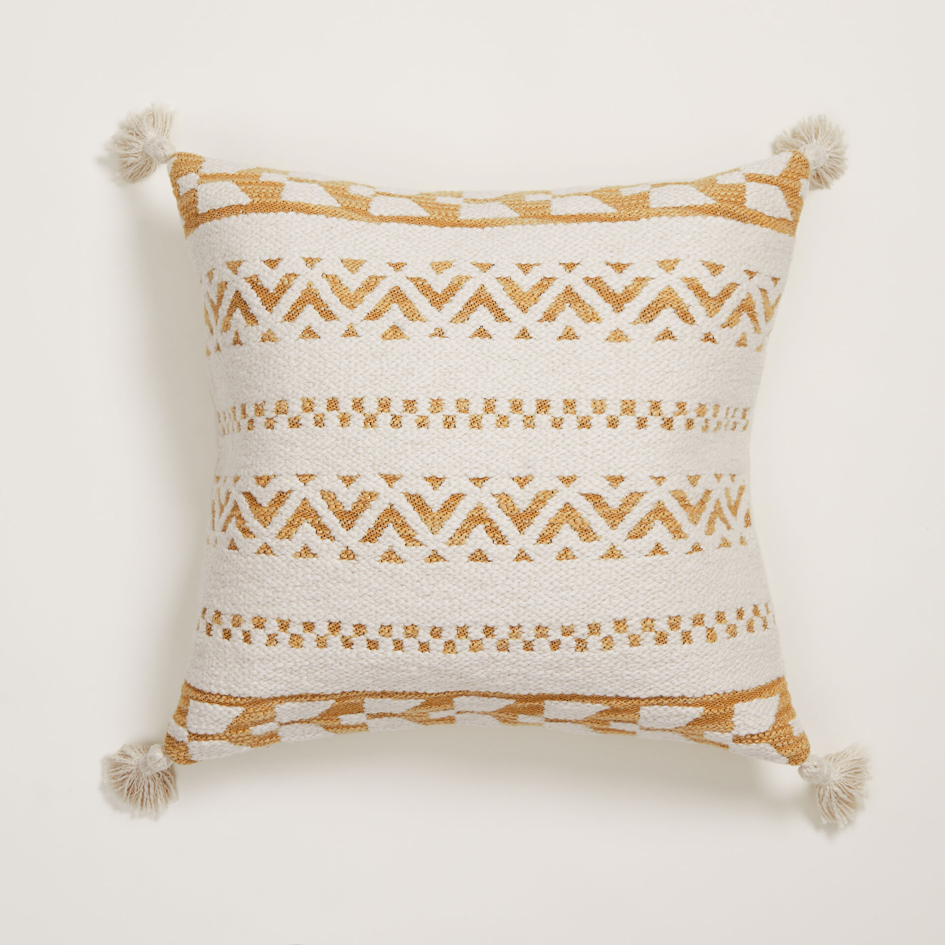 Stripe Tassel Cushion