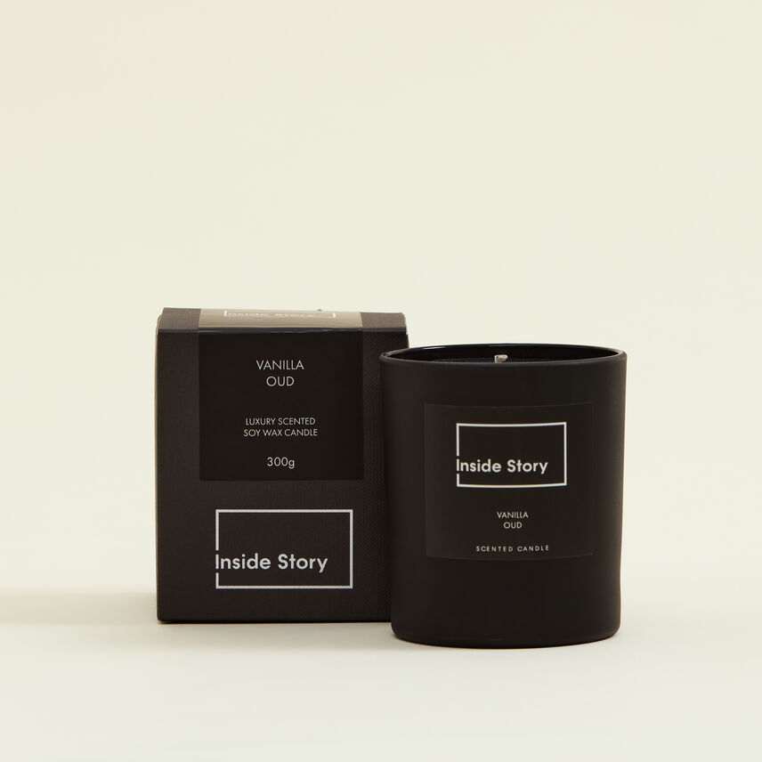 Vanilla Oud Signature Filled Candle 