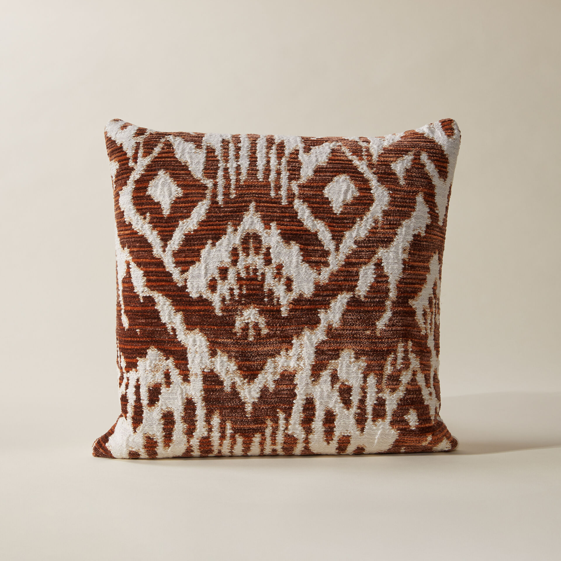 ${product-id}-Indus Abstract Ikat Cushion-Rust/Ivory-${view-type}