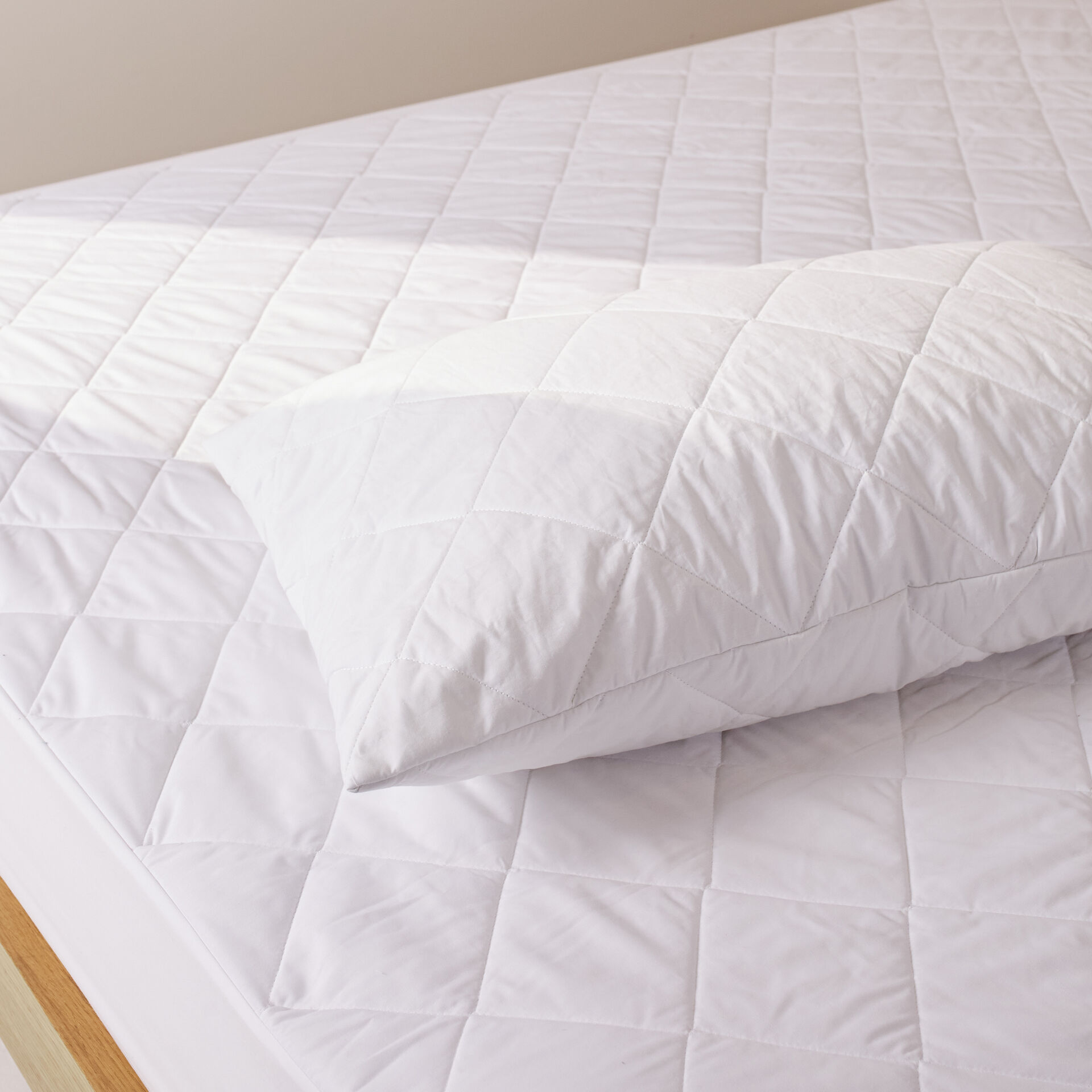 Luxury Cotton Quilted Pillow Protector