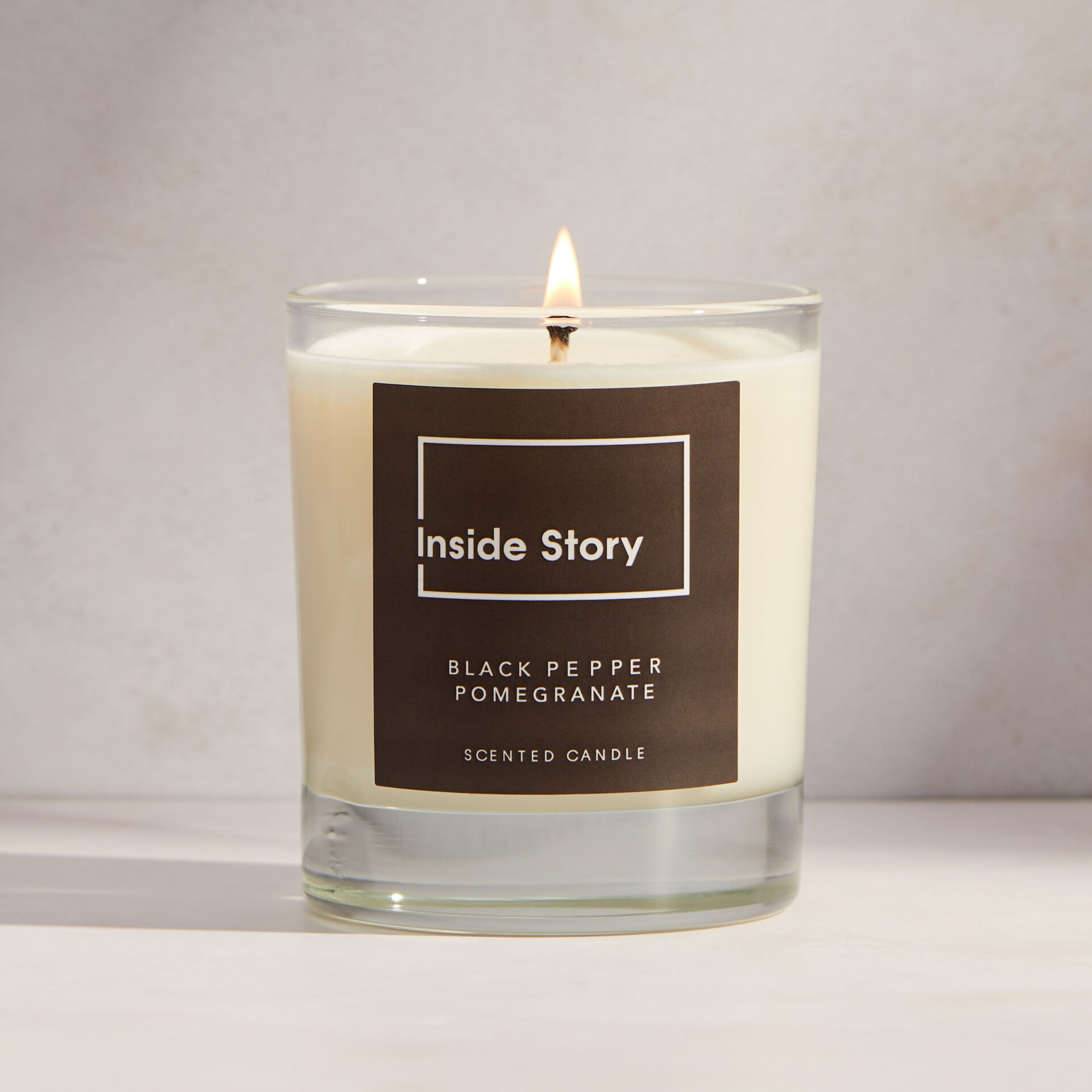 Black Pomegranate Filled Candle