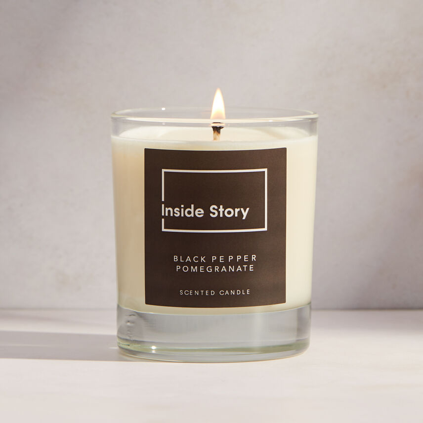 Black Pomegranate Signature Filled Candle