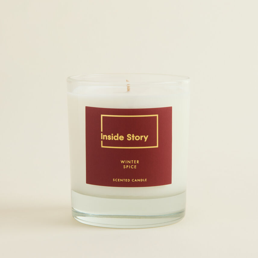 Winter Spice Signature Filled Candle.