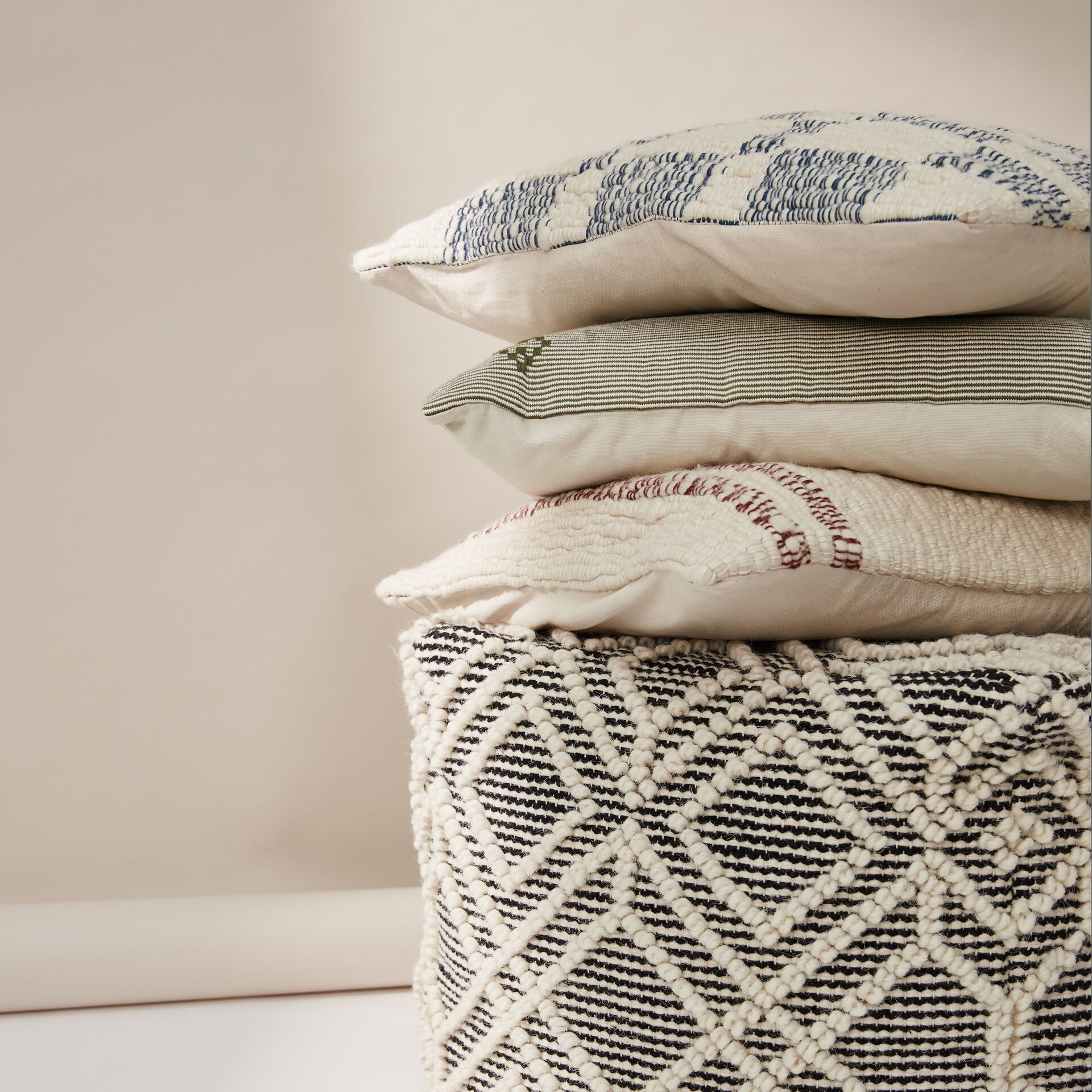 Tasmin Diamond Footstool