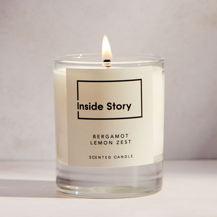 Bergamot And Lemon Zest Filled Candle