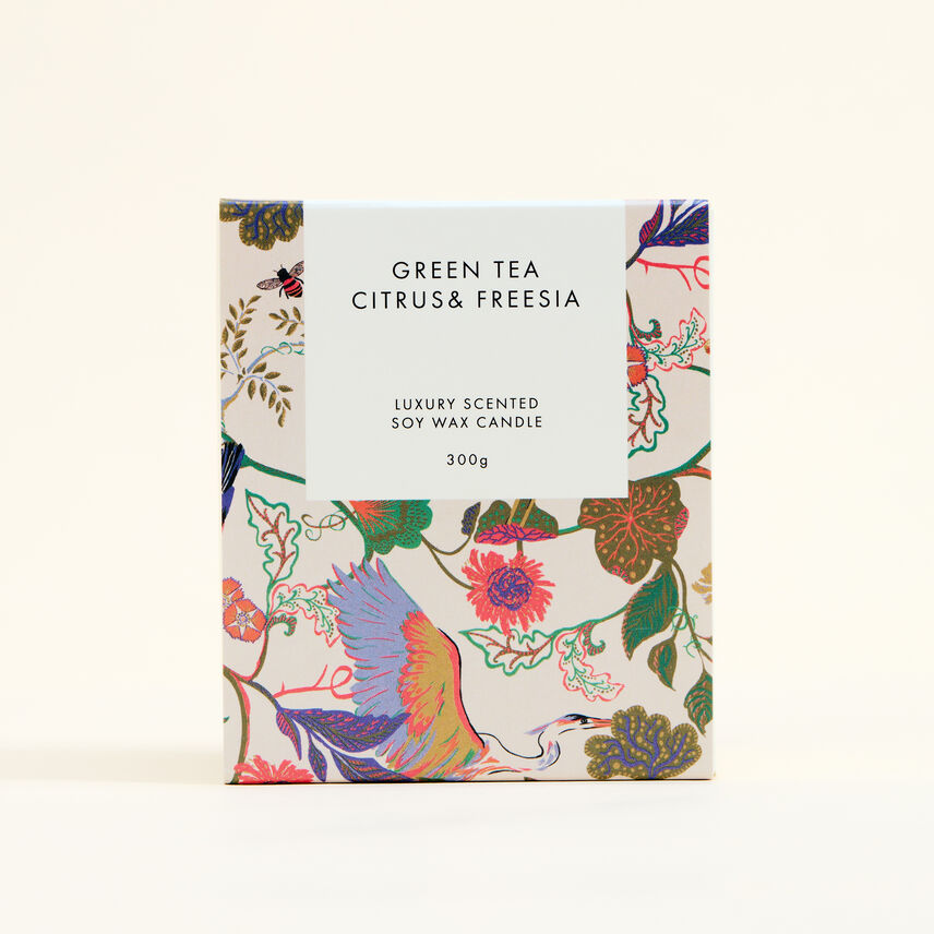 Green Tea, Citrus and Freesia Signature Candle