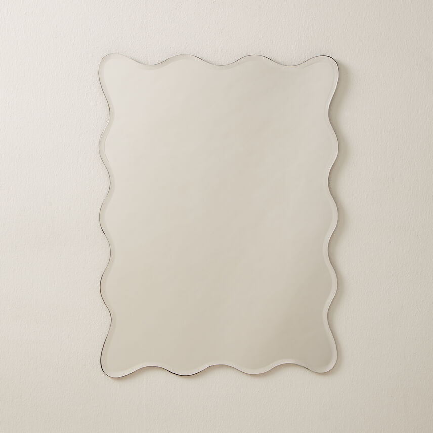 Scallop Edge Mirror