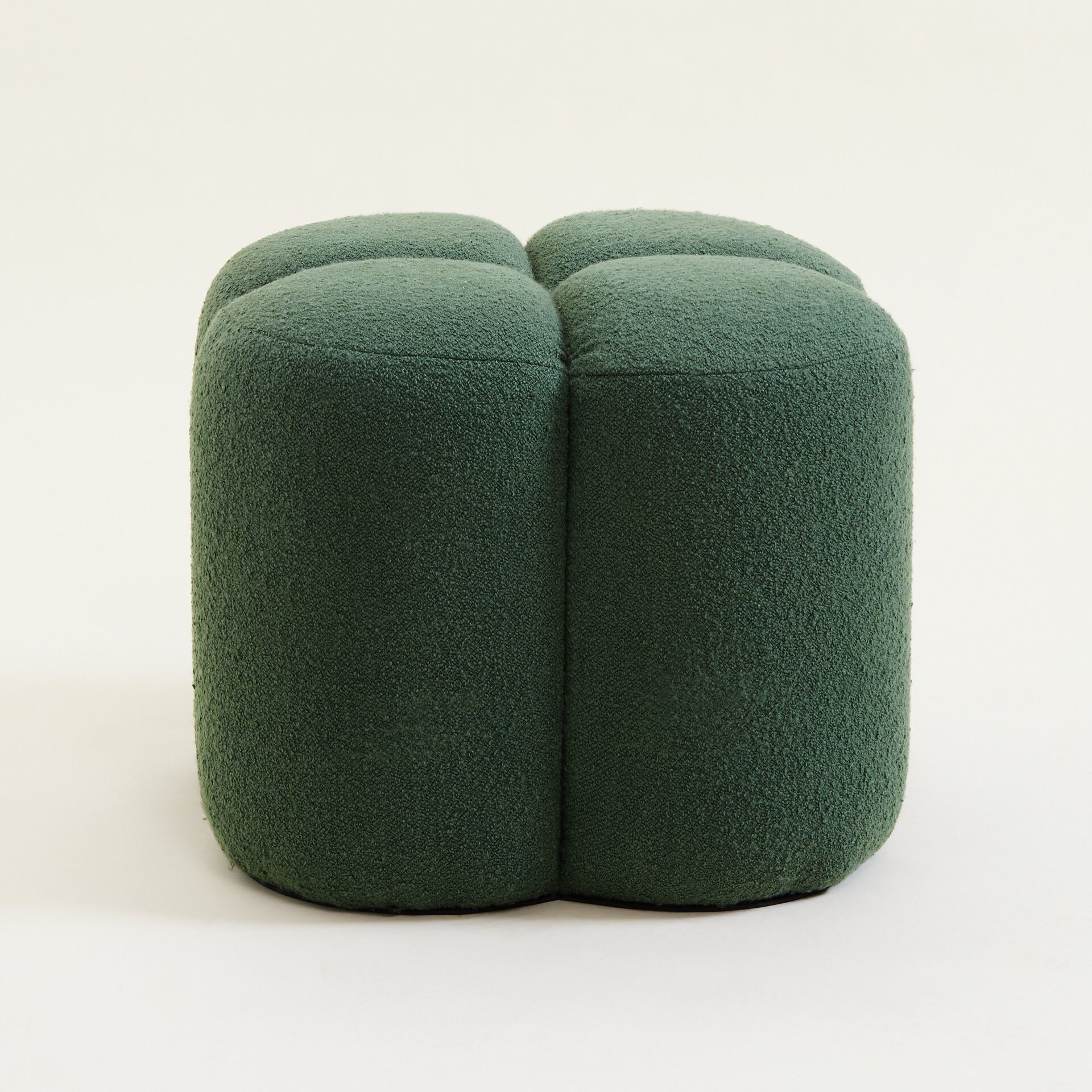 ${product-id}-Clover Bouclé Footstool-Green-${view-type}