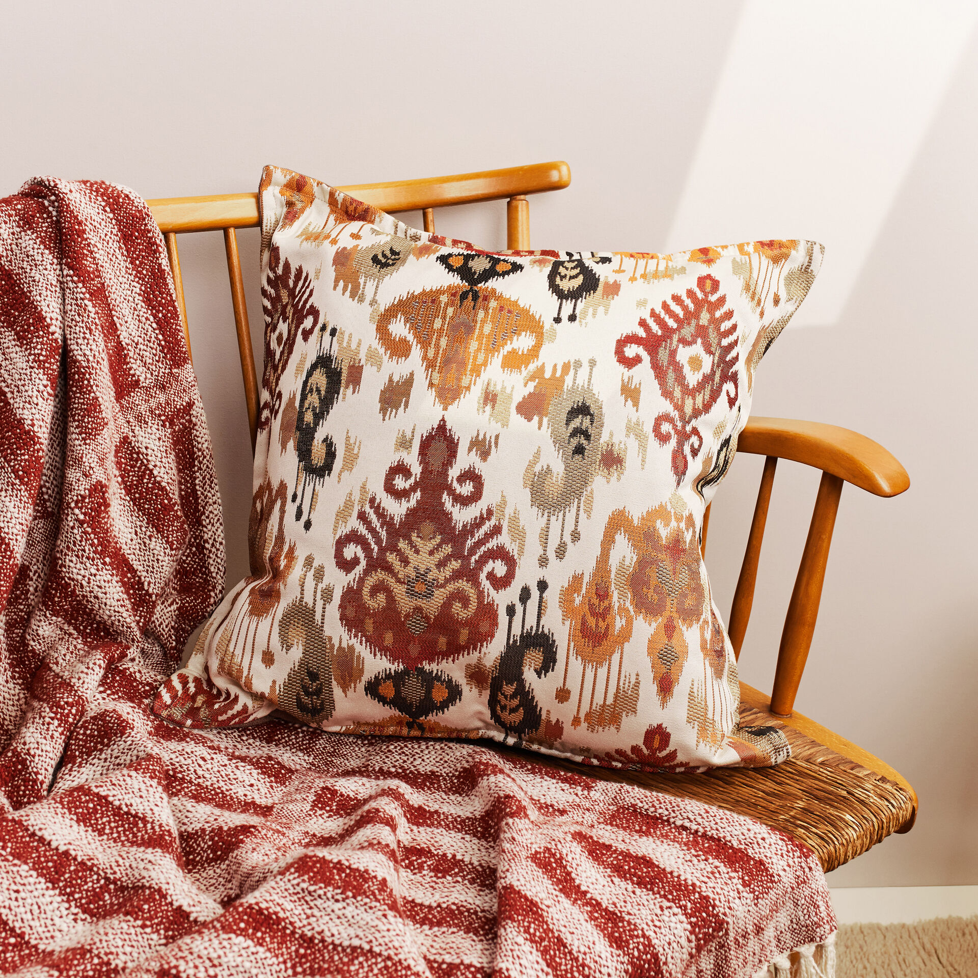 Ikat Jacquard Cushion