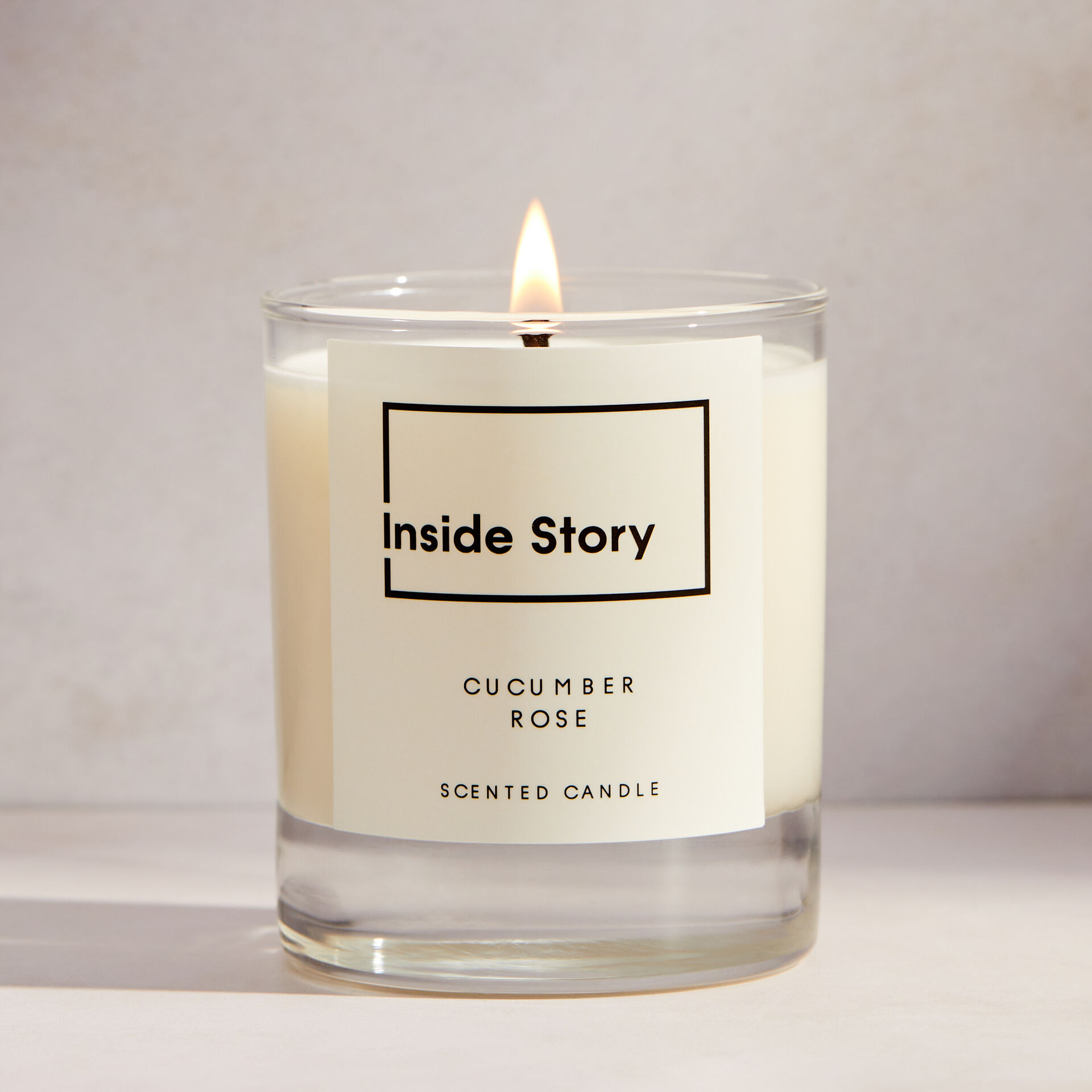 Cucumber Rose Filled Candle