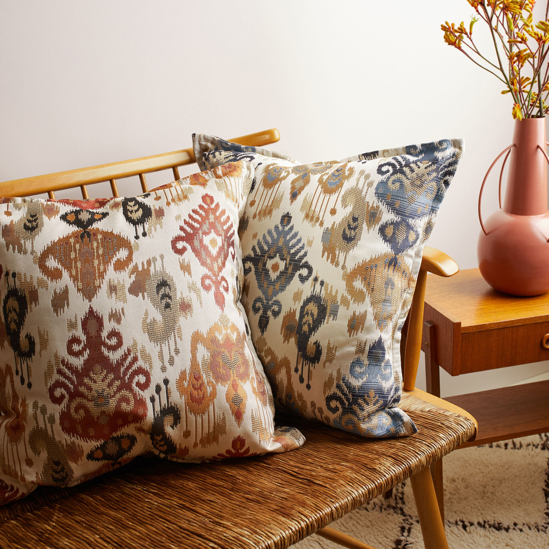 Ikat Jacquard Cushion