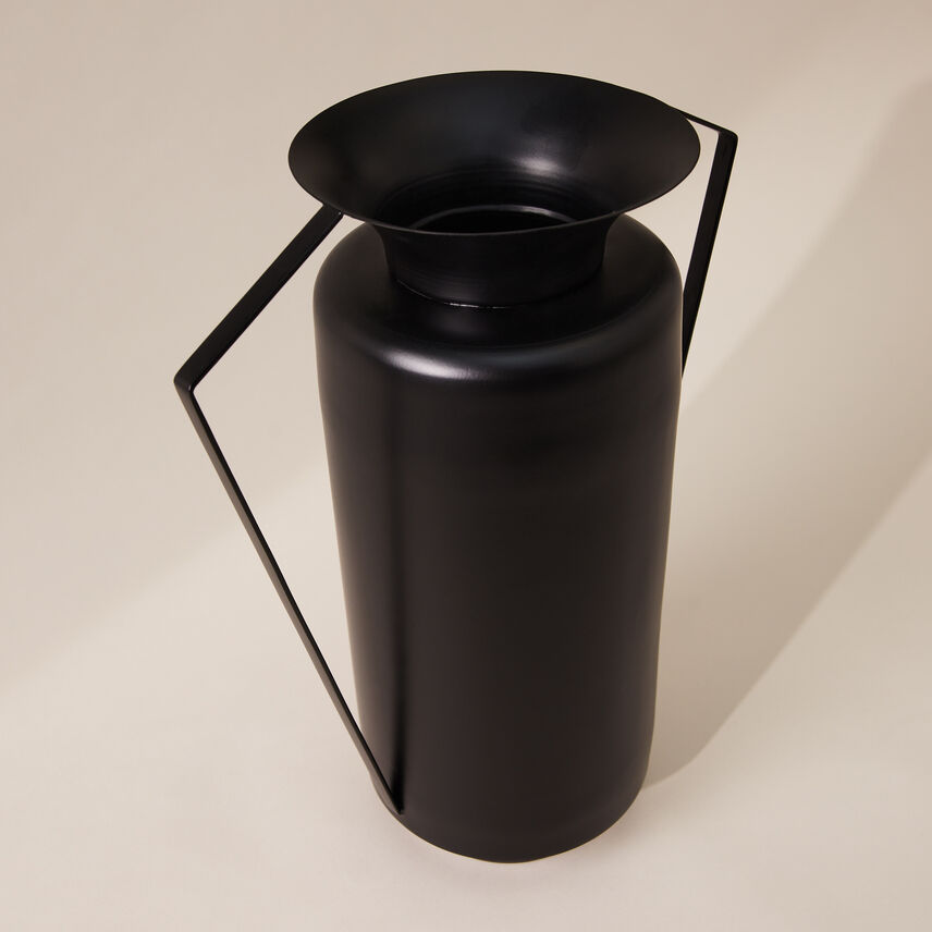 Mykonos Metal Amphora Vase