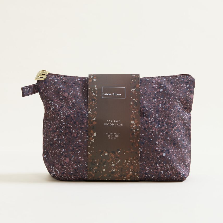 Sea Salt And Wood Sage Wash Bag Gift Set