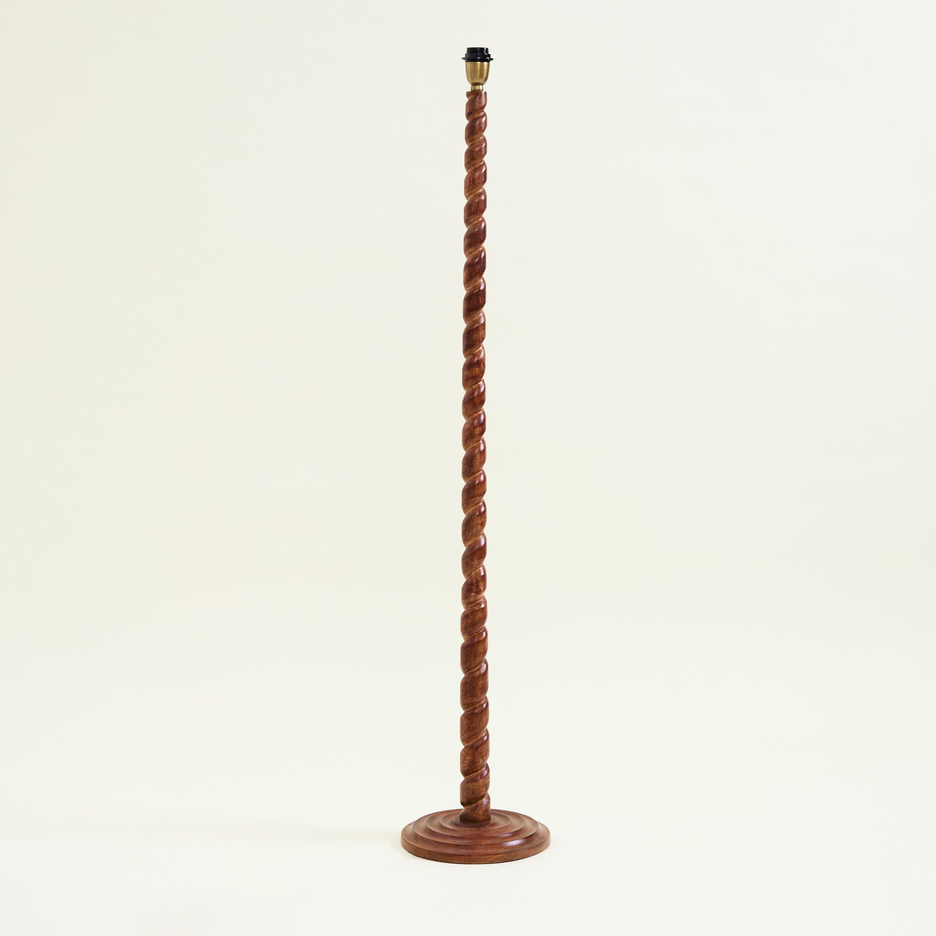 ${product-id}-Brown Spiral Wooden Floor Lamp-Brown-${view-type}