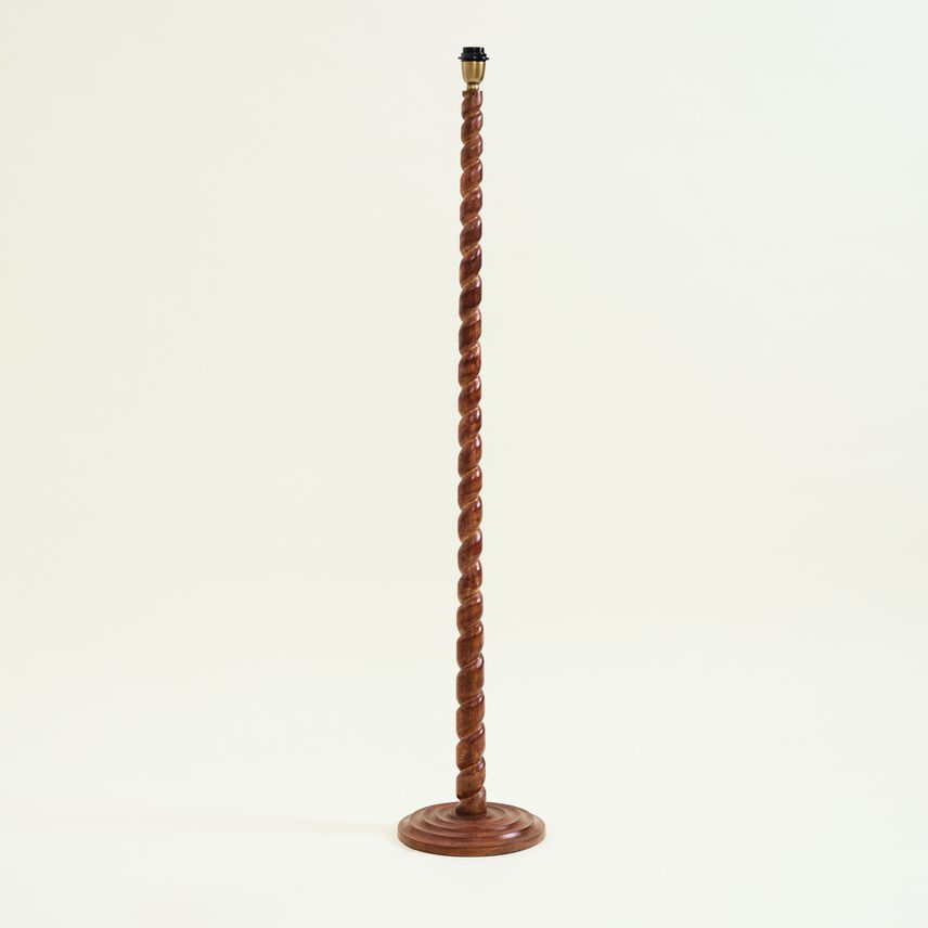 Barley Twist Floor Lamp Base