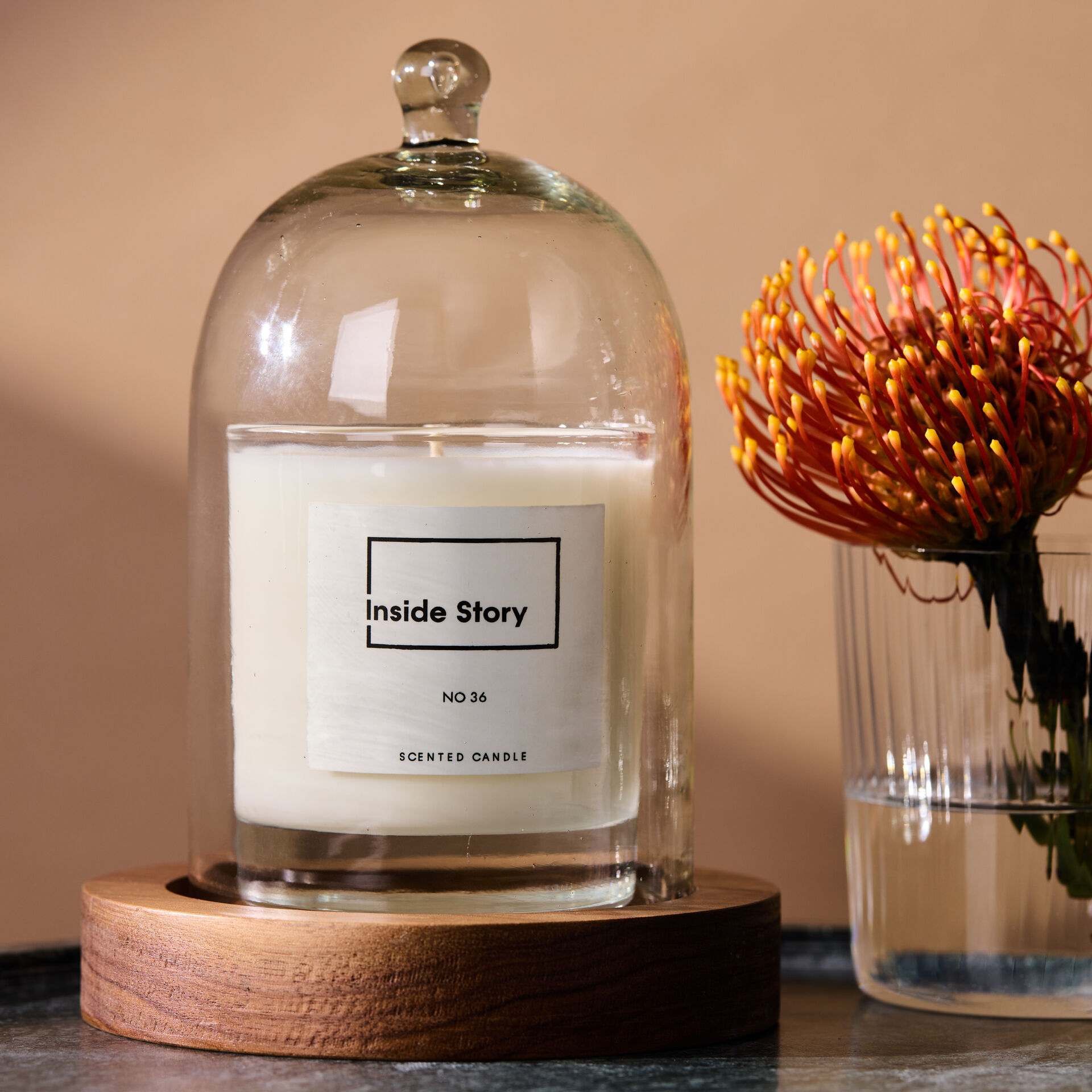 ${product-id}-Candle Cloche Wooden Base -One size-${view-type}