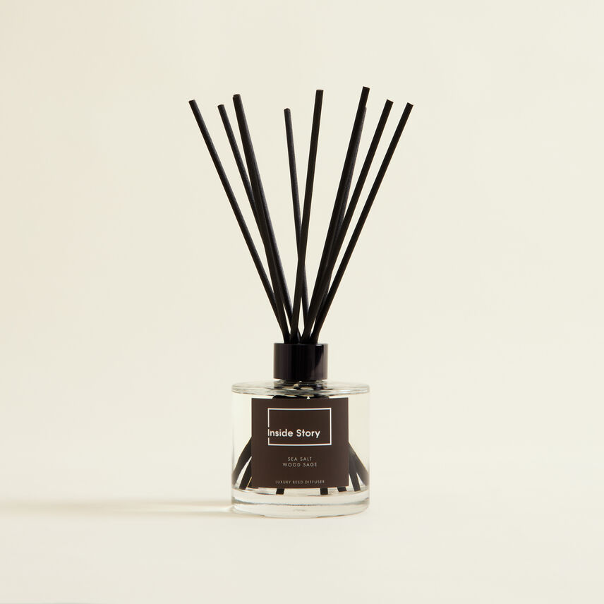 Sea Salt Wood Sage Luxury Reed Diffuser 