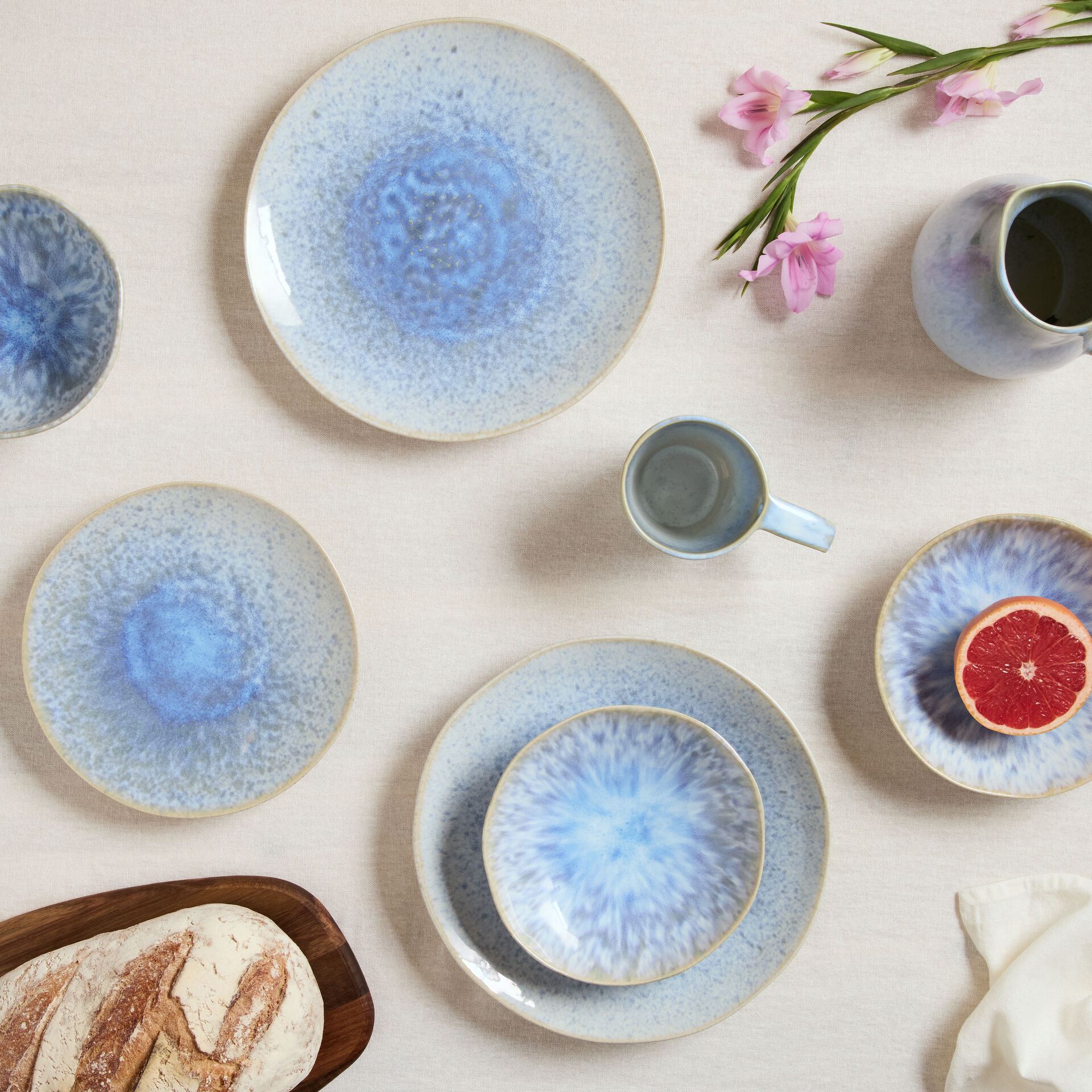 ${product-id}-Crystaline Ombre Cereal Bowls X 4-Blue-${view-type}
