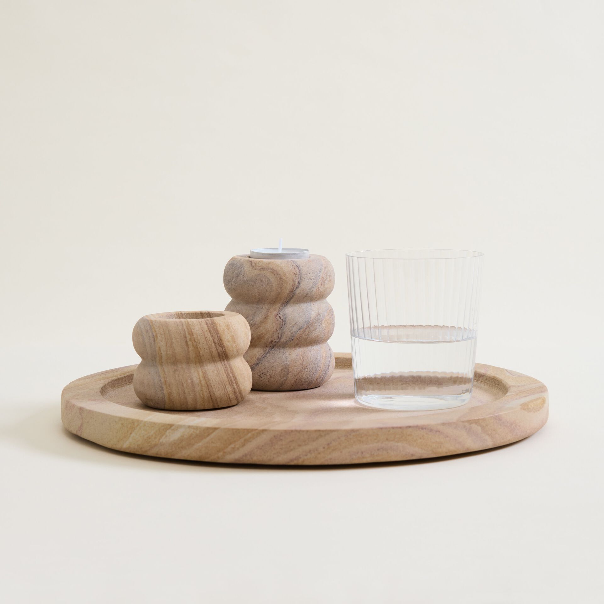 ${product-id}-Beige Round Stone Serving Tray-Neutral-${view-type}