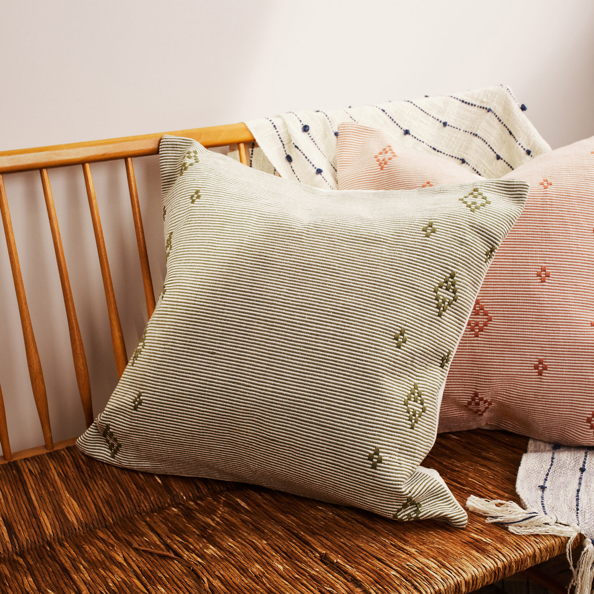 Fine Striped Cushion