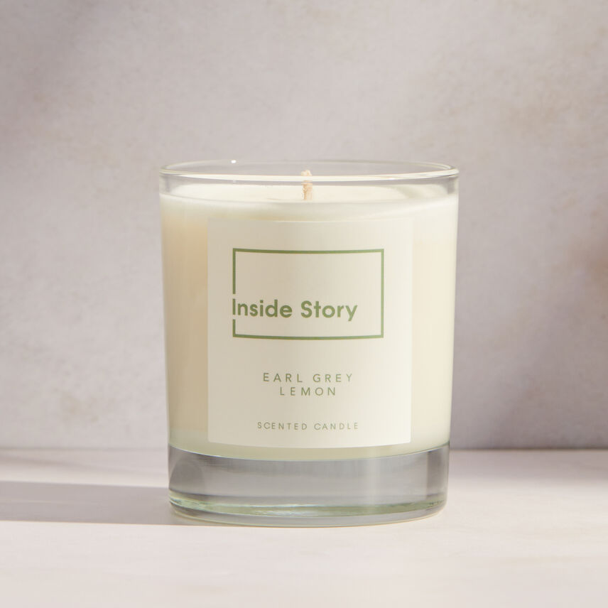 Earl Grey And Lemon Scented Signature Candle