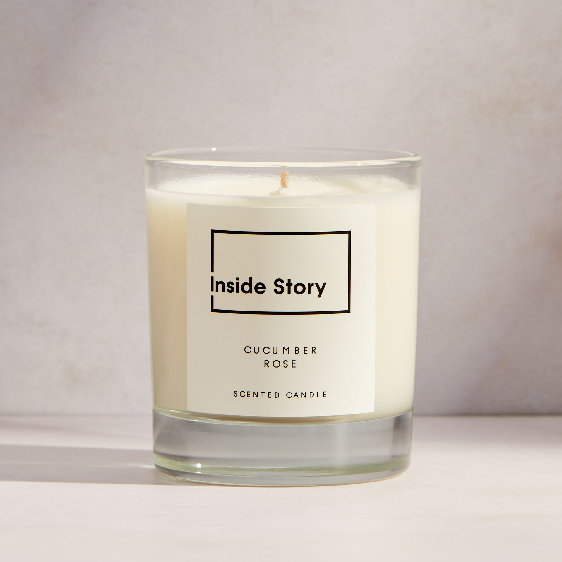 Cucumber Rose Filled Candle