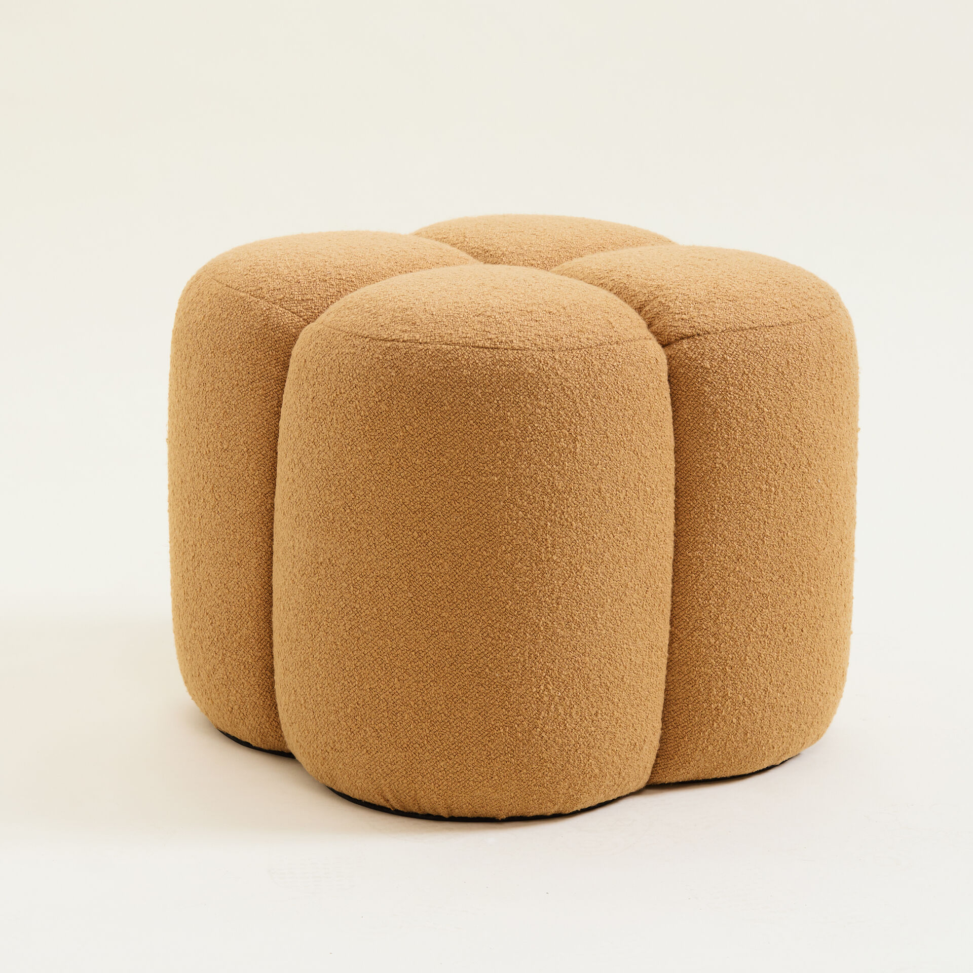 ${product-id}-Clover Bouclé Footstool-Ochre-${view-type}