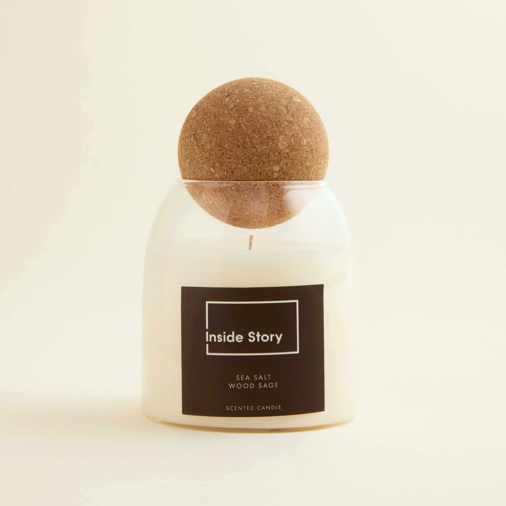 ${product-id}-Sea Salt Wood Sage Cork Ball Filled Candle.-Sea Salt & Wood Sage-${view-type}