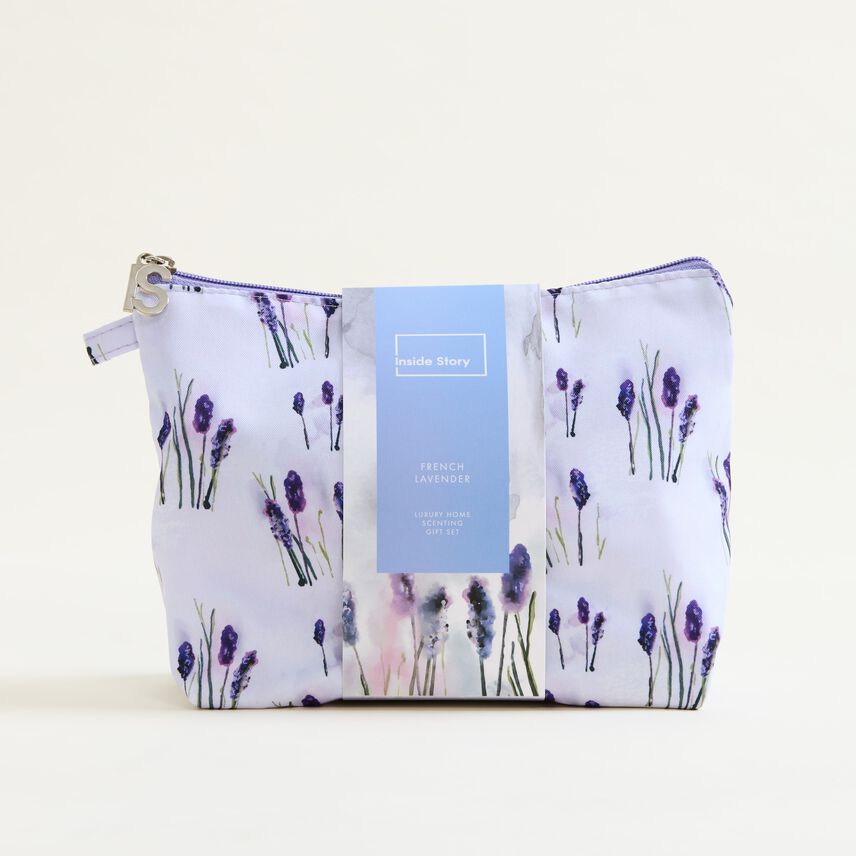 French Lavender Wash Bag Gift Set